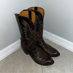 Sold - Lucchese 1883 Corbin Cowboy Western Boots Size US Mens 11D - New Heels